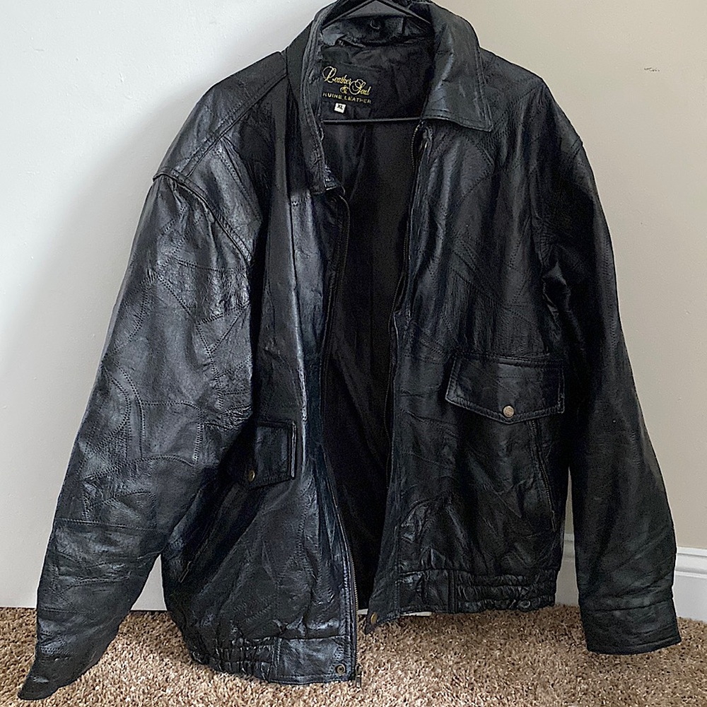 Leather jacket mark down!